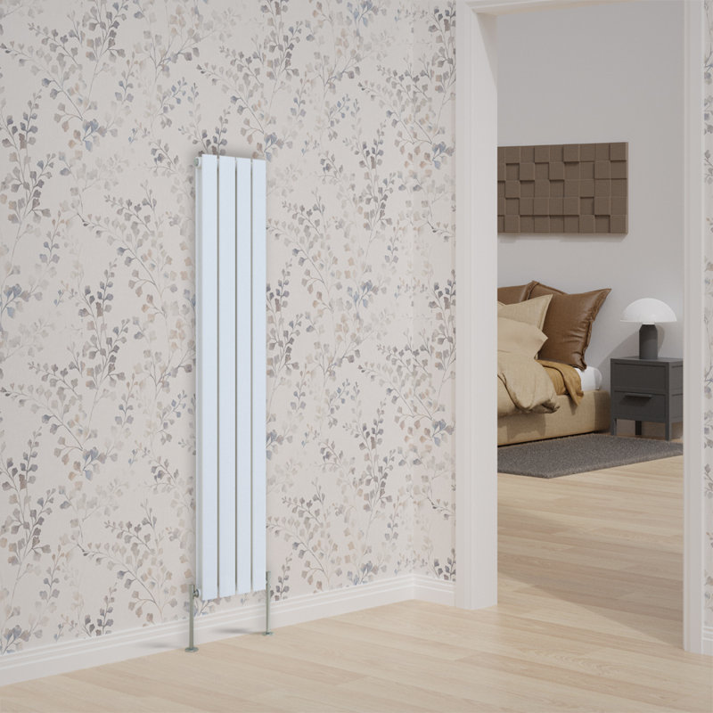 Vertical Double Flat Panel Radiators, White, 1600cm H x 272cm W x 52cm D