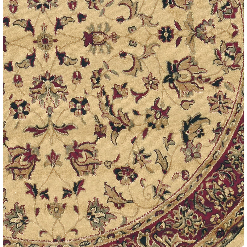 Tapis ivoire, Rond 5 pi 3 po