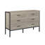Commode en bois avec 6 tiroirs