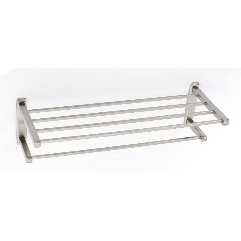 Tablette murale cubique, Nickel satiné