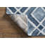 Tapis bleu marine / blanc Rachit-1763690338