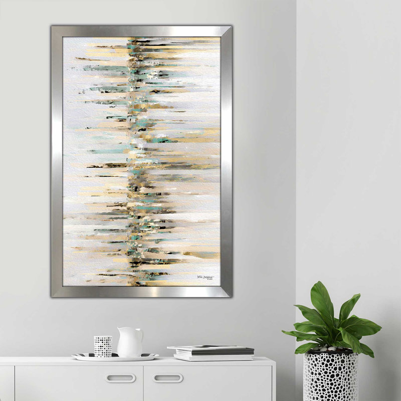«Revelation 21: 2 The Holy City (Vertical)» par Mark Lawrence, reproduction, Encadrement argenté