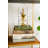 Roman Numeral Metal Mechanical Tabletop Clock-1199233554