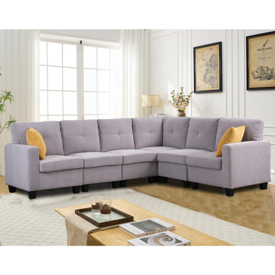 Upholstered Modern Modular Sofa