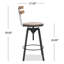 Tabouret pivotant à hauteur réglable Abbot