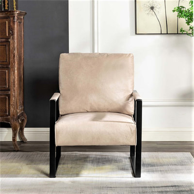 Chaise d'appoint classique de style Mid-Century moderne