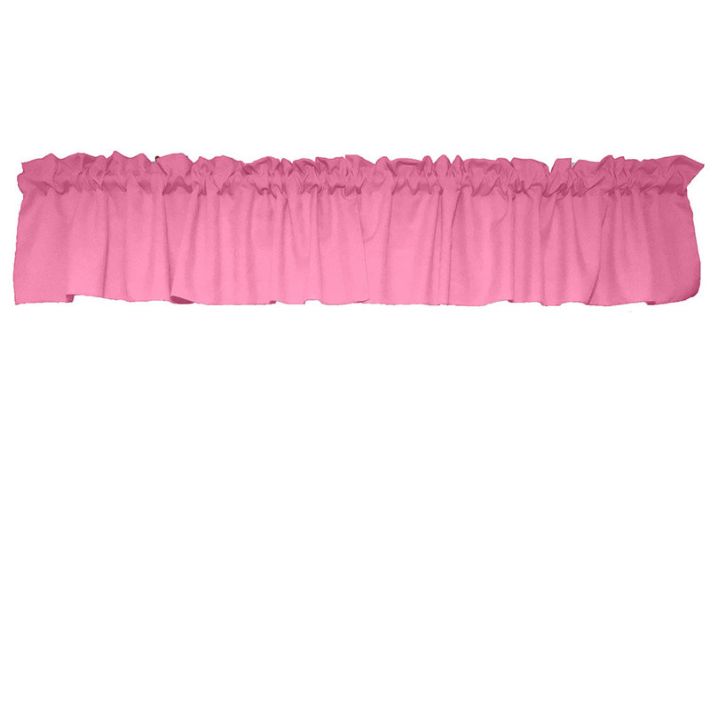 Cantonnière sur mesure l 58 po Pastorella, Rose, L 58 po x L 32 po