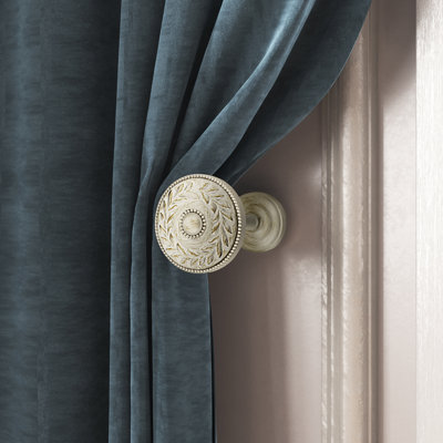 Amarante Polyresin Curtain Holdback