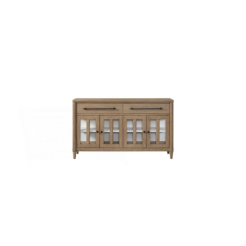 Buffet avec portes en verre