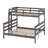 Twin XL Over Queen Bunk Bed With Ladder