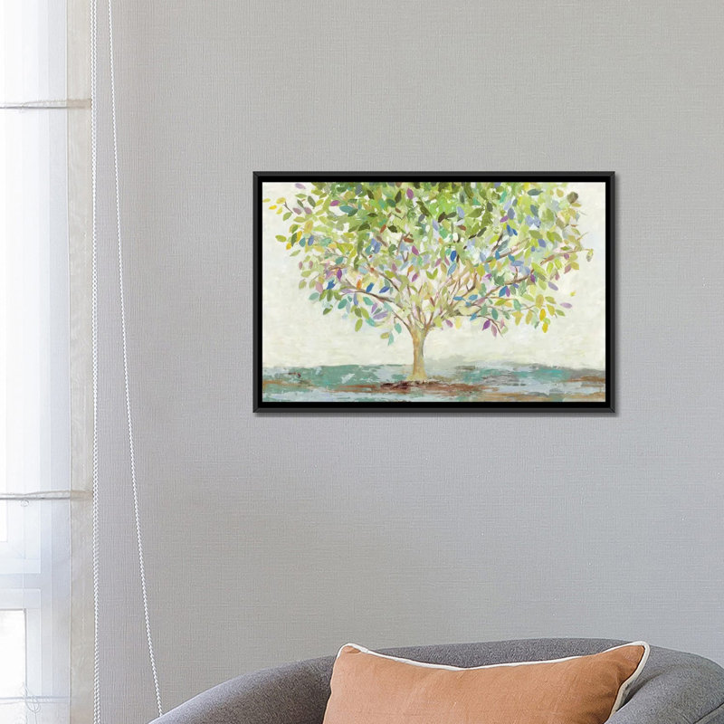 « couleur oxygène », impression sur toile, H 18 po x l 26 po x P 1,5 po, Toile avec cadre noir, Pas de tapis