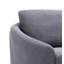 Causeuse en lin gris