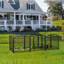 Parc pour chien intérieur 24 pouces 8 panneaux enclos en métal pour animaux de compagnie-119345396