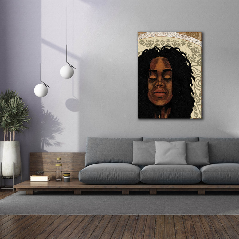 Toile épique Graffiti «Expressions 1» par Alonzo Saunders, 40 po x 54 po