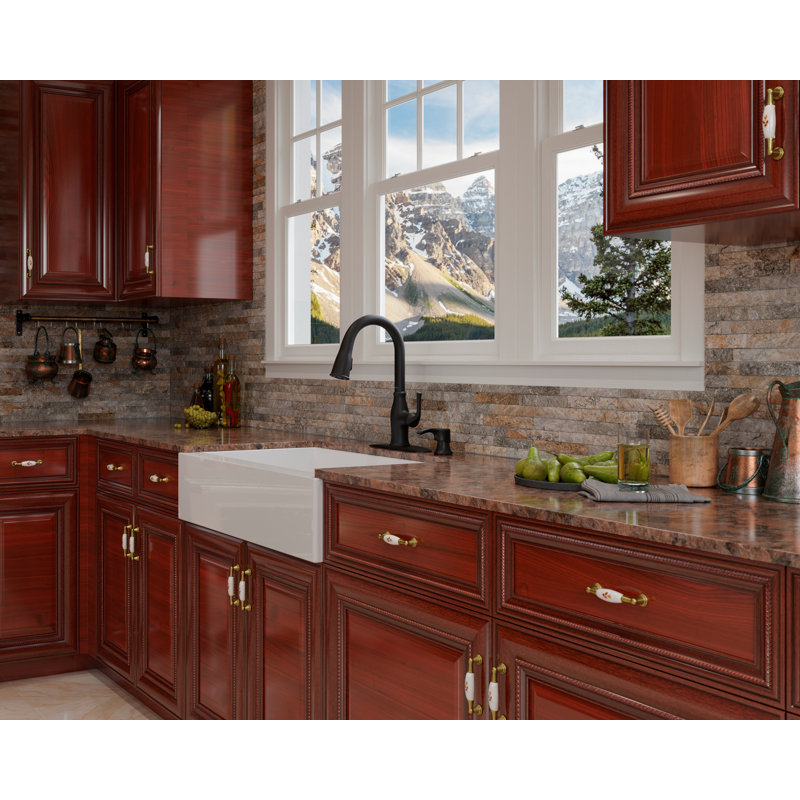 Pfister Rosslyn 1-Handle Pull-Down Kitchen Faucet, Matte Black