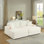 Canapé avec 2 coussins décoratifs et un repose-pieds, Canapé Comfy Sofa