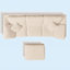 Canapé modulaire 3 places 3 places-267711044