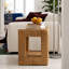 Table d'appoint MGO avec motif en bois