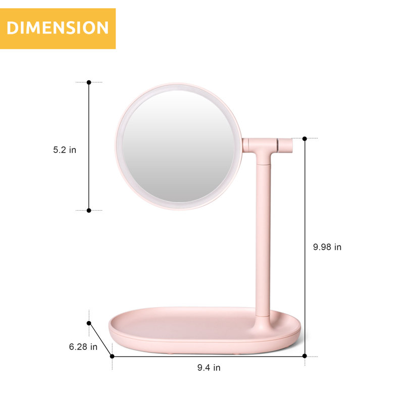 Fowlerton Mirror, Pink