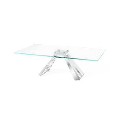 Izabella Clear Glass Coffee Table