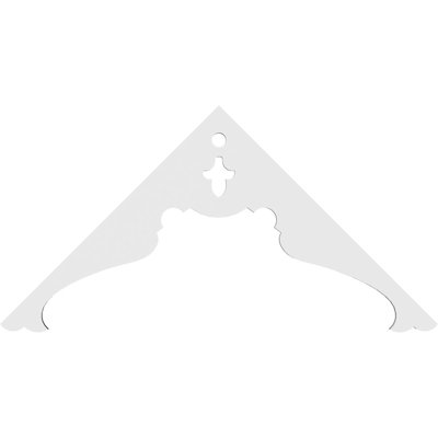 Heath Signature Urethane Gable Pediment, Primed Tan
