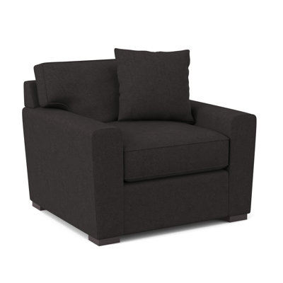 Fauteuil en polyester l 42 po Zinah