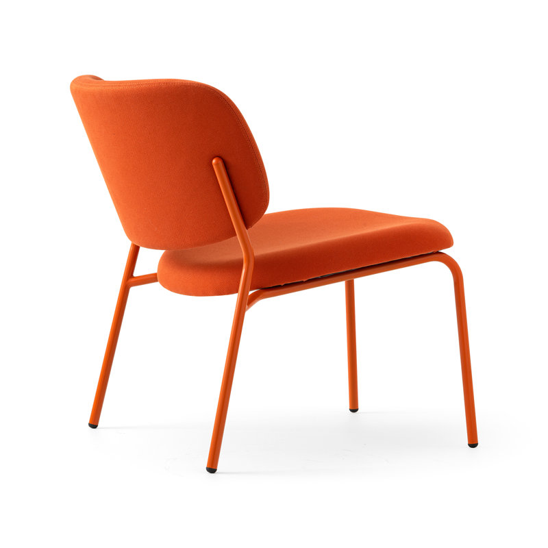 Yo! Upholstered Lounge Chair With Metal Frame