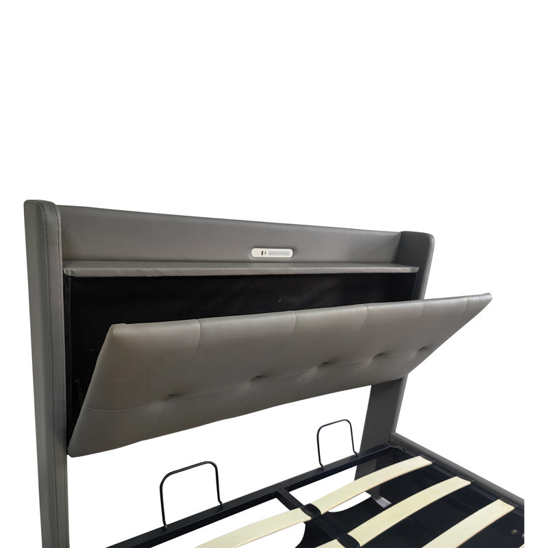 Nalani Upholstered Ottoman Storage Bed, Kingsize (5')