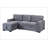 Light Grey Pull Out Sofa Bed