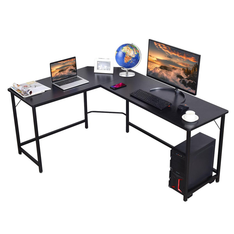 Bureau en L Castauqua, Noir
