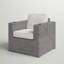 Fauteuil club Aviara - gris-131517338
