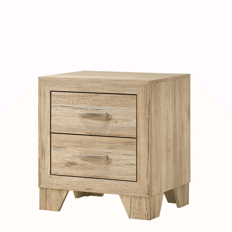 Nightstand For Bedroom, Natural