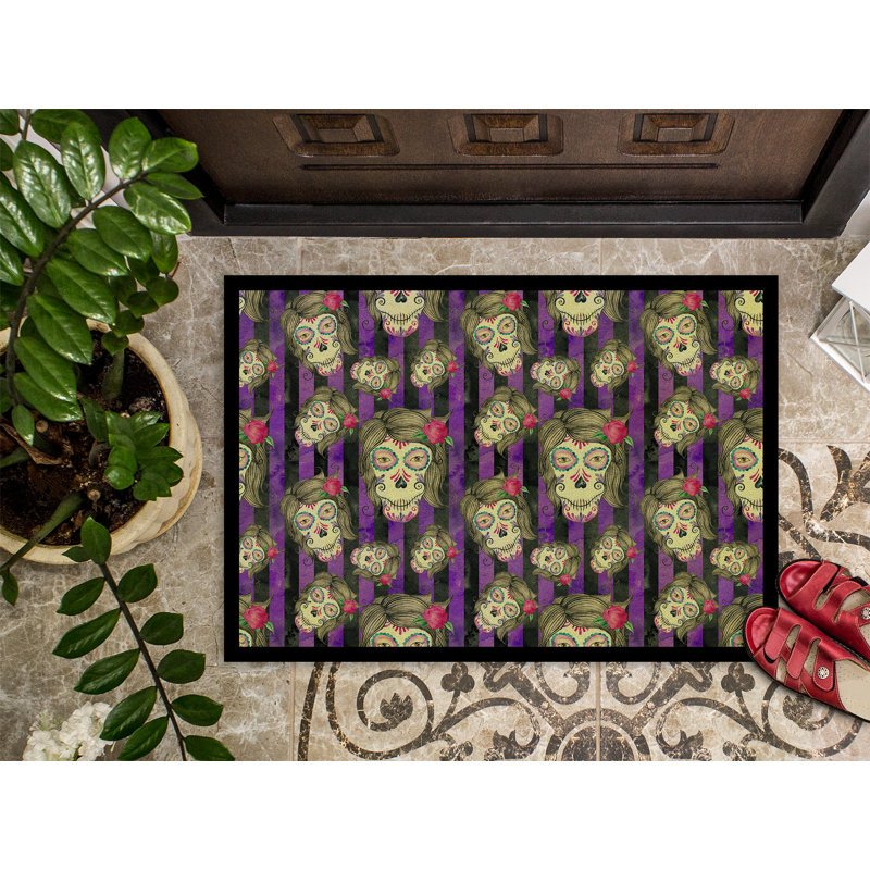 Tapis d'entrée antidérapant Adrienn, H 0,25 po x l 27 po x P 18 po
