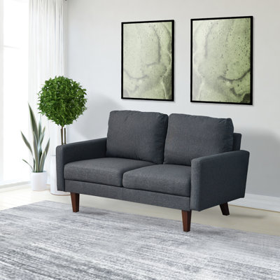 Jahi Fabric 59'' Reception Loveseat