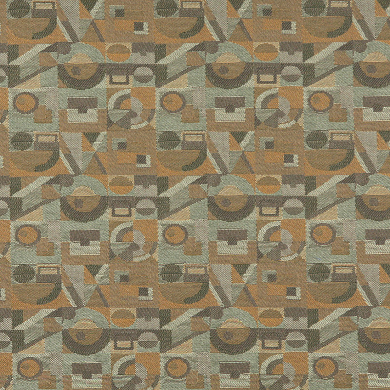 Tissu géométrique, Vert