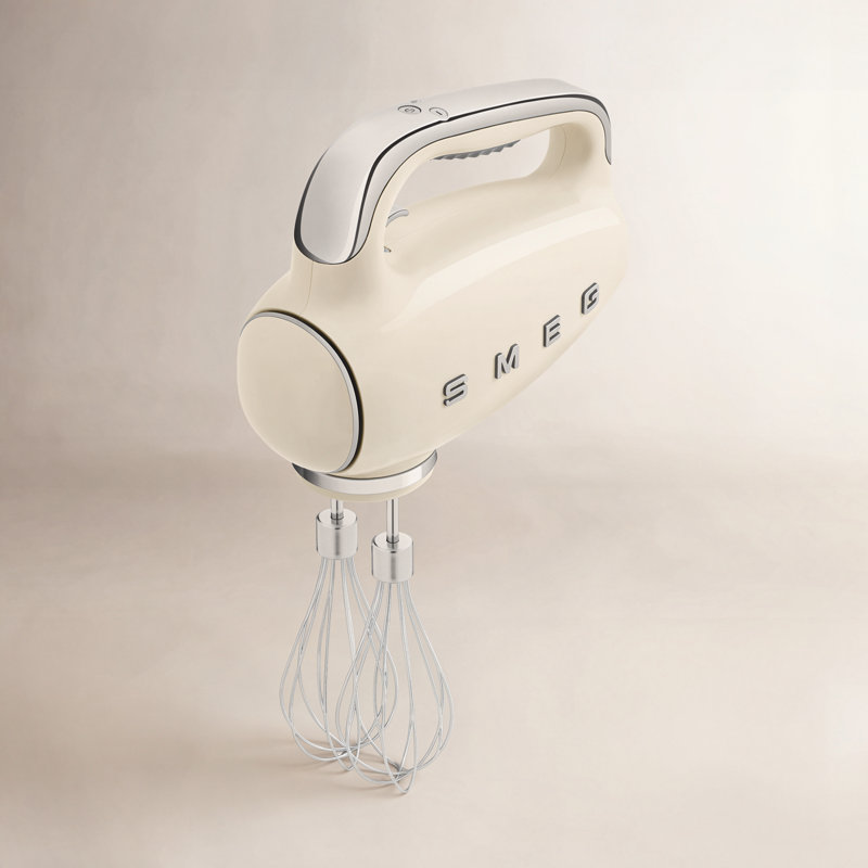 SMEG 50's Retro Style Electric Hand Mixer, Cream