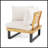 SEBASTIAN CORNER CHAIR+COFFEE TABLE