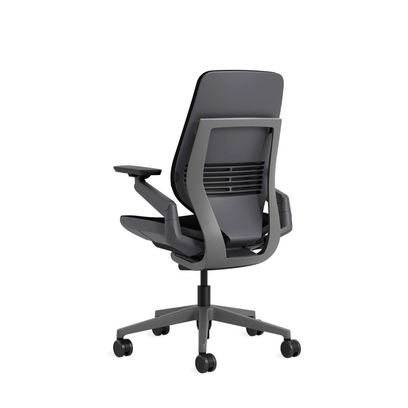 Steelcase Gesture Task Chair, Onyx, Dark, Hard Floor