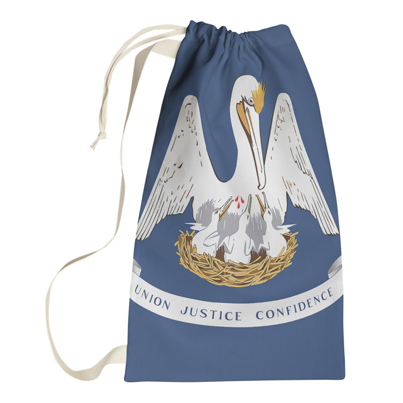 Sac à lessive US State flag, Petit (H 64 po x l 20 po x 1,5 po), Louisiane