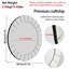 Kyrstin Round Wall Mounted Accent Mirror