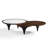 Modern Irregular Walnut Coffee Table