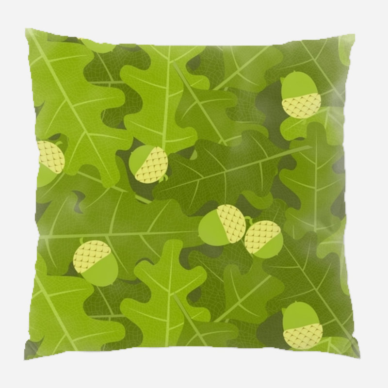 Coussin décoratif feuilles de chêne, Intérieur