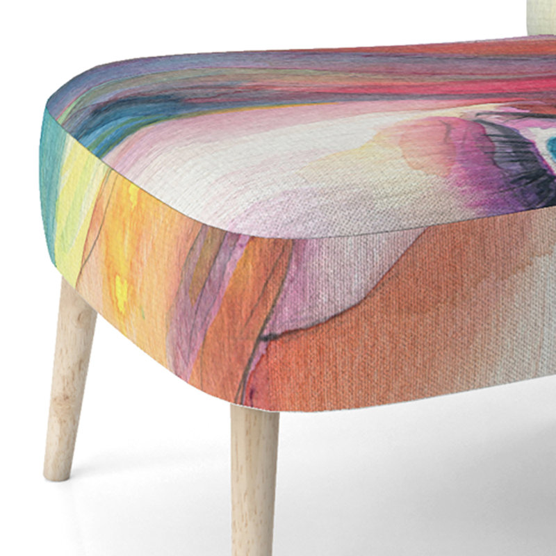 Deya - Chaise d'appoint rembourrée Glam