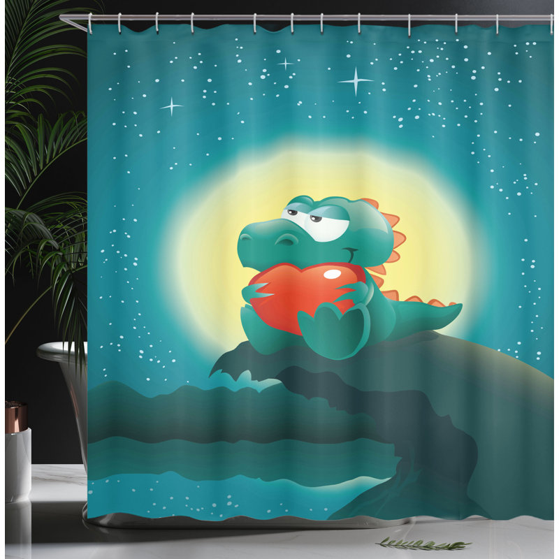 Shower Curtain with Hooks Included, 105"H x 69"W