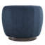 Fauteuil demi-tonneau pivotant rembourré Marcy-101378035
