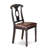 3 Piece Kitchen Table & Chairs Set Contains a Round Dining Table with Dropleaf and 2 Faux Leather Dining Room Chairs, 42x42 Inch, Black-1722446618-1647656253-1647656255