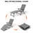 Cllgone 45" Long Reclining Steamer-583134902