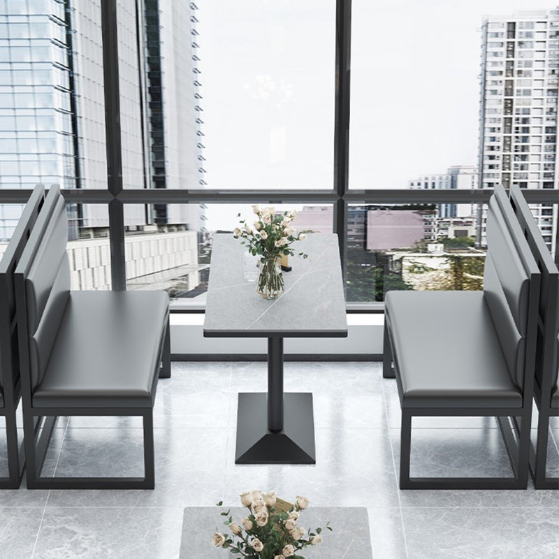 Banc de salle à manger haut de gamme minimaliste pour deux