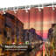 Rideau de douche avec 12 crochets Sunset-587947985
