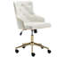 Chaise de travail ergonomique en similicuir